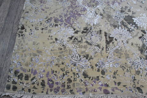 Jaipur Grey Hand Knotted 91 X 123 Area Rug 905-146505 Image 4