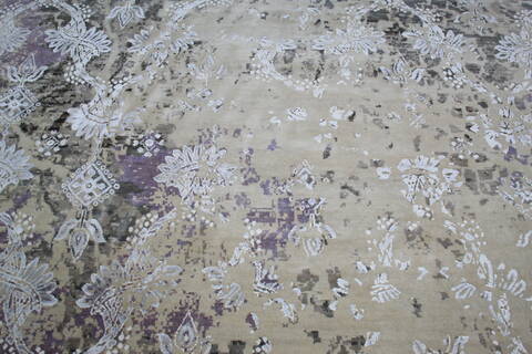 Jaipur Grey Hand Knotted 91 X 123 Area Rug 905-146505 Image 6