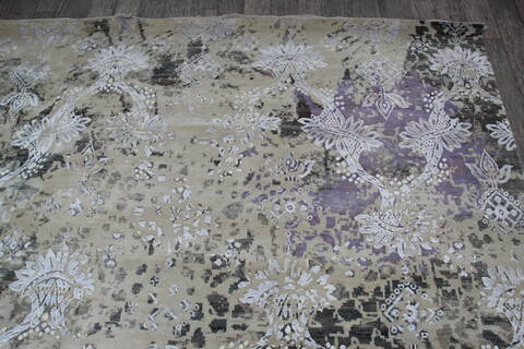 Jaipur Grey Hand Knotted 91 X 123 Area Rug 905-146505 Image 8