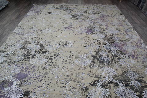 Jaipur Grey Hand Knotted 91 X 123 Area Rug 905-146505 Image 9