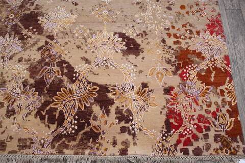 Jaipur Beige Hand Knotted 92 X 122 Area Rug 905-146506 Image 5