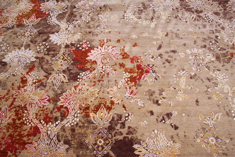 Jaipur Beige Hand Knotted 92 X 122 Area Rug 905-146506 Image 6