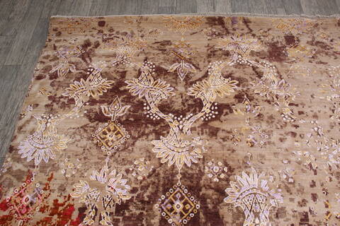 Jaipur Beige Hand Knotted 92 X 122 Area Rug 905-146506 Image 7