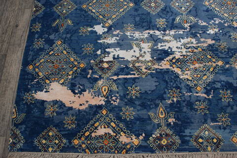 Jaipur Blue Hand Knotted 90 X 124 Area Rug 905-146507 Image 4