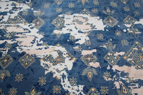 Jaipur Blue Hand Knotted 90 X 124 Area Rug 905-146507 Image 6