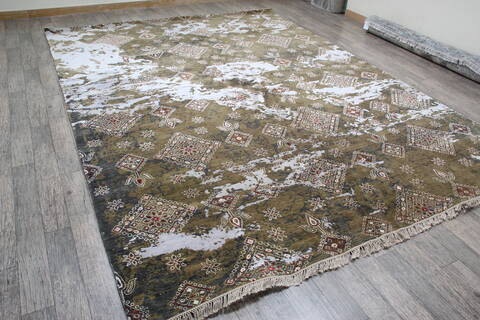 Jaipur Green Hand Knotted 91 X 122 Area Rug 905-146508 Image 2