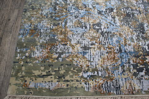 Jaipur Grey Hand Knotted 91 X 121 Area Rug 905-146509 Image 4