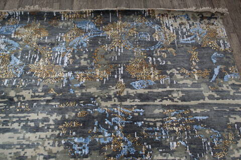 Jaipur Grey Hand Knotted 91 X 121 Area Rug 905-146509 Image 8