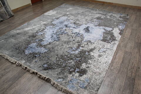 Jaipur Grey Hand Knotted 80 X 102 Area Rug 905-146510 Image 3