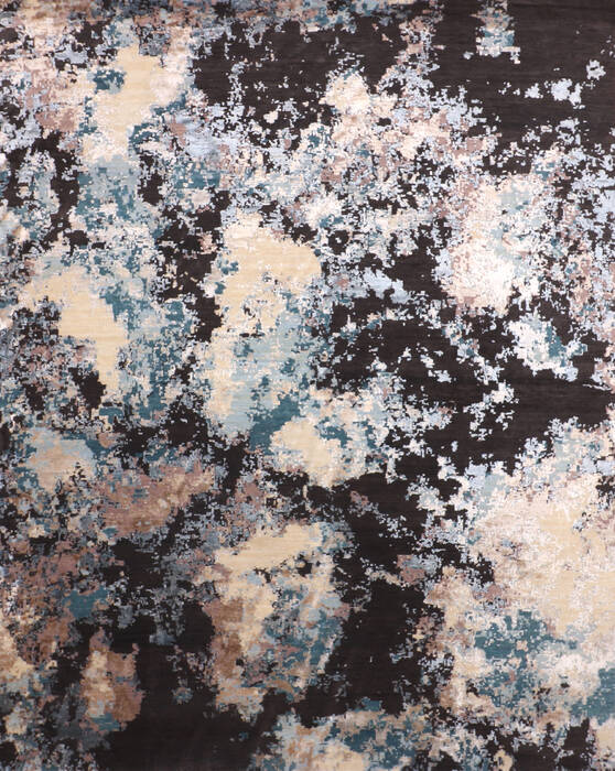 Jaipur Black Hand Knotted 81 X 103 Area Rug 905-146511 Image 0