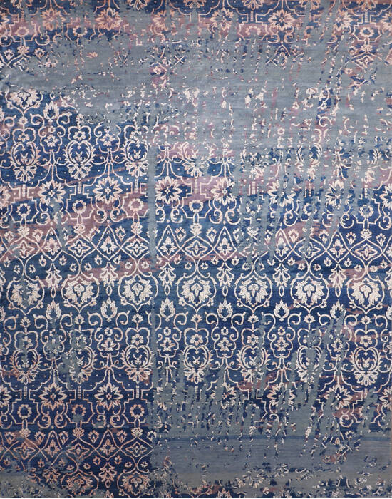 Jaipur Blue Hand Knotted 81 X 105 Area Rug 905-146514 Image 0