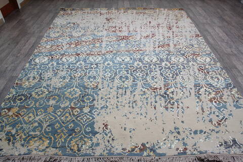 Jaipur Grey Hand Knotted 711 X 104 Area Rug 905-146515 Image 1