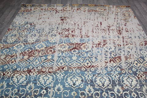 Jaipur Grey Hand Knotted 711 X 104 Area Rug 905-146515 Image 2