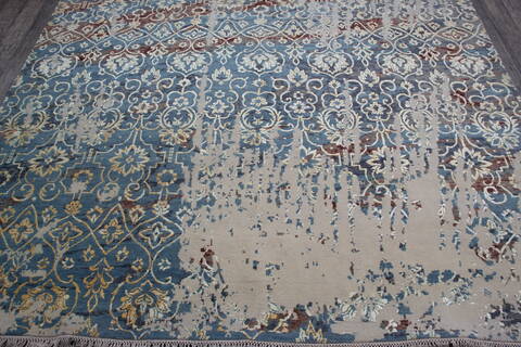 Jaipur Grey Hand Knotted 711 X 104 Area Rug 905-146515 Image 3