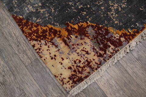 Jaipur Blue Hand Knotted 80 X 100 Area Rug 905-146517 Image 5