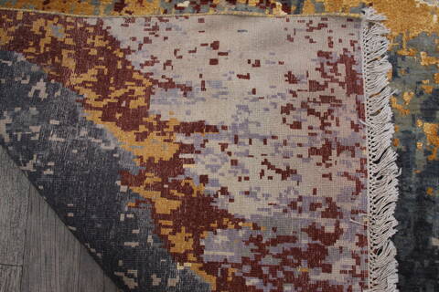 Jaipur Blue Hand Knotted 80 X 100 Area Rug 905-146517 Image 7