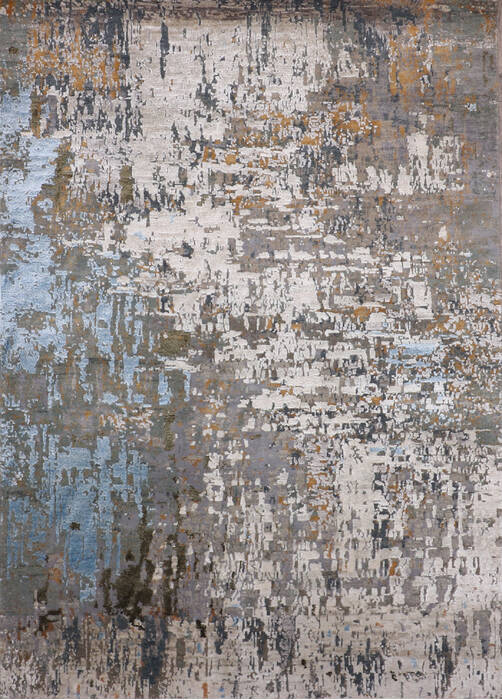 Jaipur Grey Hand Knotted 50 X 70  Area Rug 905-146519 Image 0