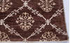 Chobi Brown Runner Hand Knotted 29 X 102  Area Rug 700-146522 Thumb 4
