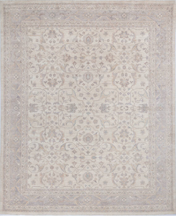 Chobi Beige Hand Knotted 80 X 100 Area Rug 700-146526 Image 0