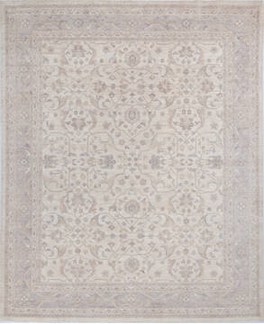 Chobi Beige Hand Knotted 8'0" X 10'0"  Area Rug 700-146526