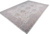 Chobi Grey Hand Knotted 103 X 140 Area Rug 700-146530 Thumb 2