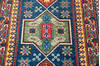 Kazak Blue Runner Hand Knotted 27 X 99 Area Rug 700-146531 Thumb 3