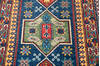 Kazak Blue Runner Hand Knotted 27 X 99  Area Rug 700-146531 Thumb 3