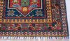 Kazak Blue Runner Hand Knotted 27 X 99 Area Rug 700-146531 Thumb 4