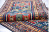 Kazak Blue Runner Hand Knotted 27 X 99 Area Rug 700-146531 Thumb 5