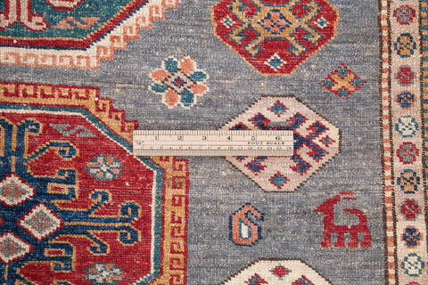 Chobi Grey Hand Knotted 41 X 64 Area Rug 700-146533 Image 6
