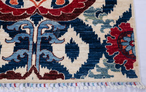 Chobi Yellow Runner Hand Knotted 33 X 98 Area Rug 700-146536 Image 4