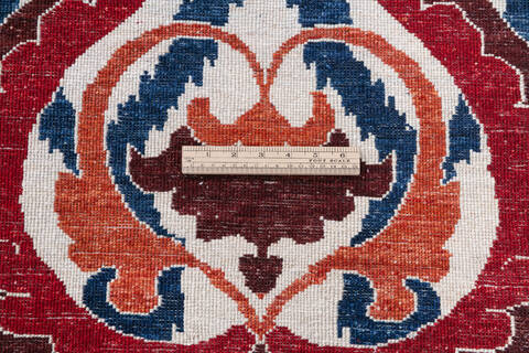Chobi Yellow Runner Hand Knotted 33 X 98 Area Rug 700-146536 Image 6