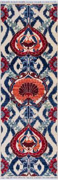 Afghan Chobi Yellow Runner 10 to 12 ft Wool Carpet 146536