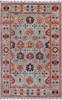 Chobi Blue Hand Knotted 311 X 61 Area Rug 700-146541 Thumb 0