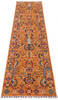 Chobi Yellow Runner Hand Knotted 210 X 102 Area Rug 700-146543 Thumb 1