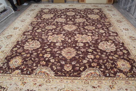 Jaipur Brown Hand Knotted 1110 X 1411 Area Rug 905-146544 Image 9