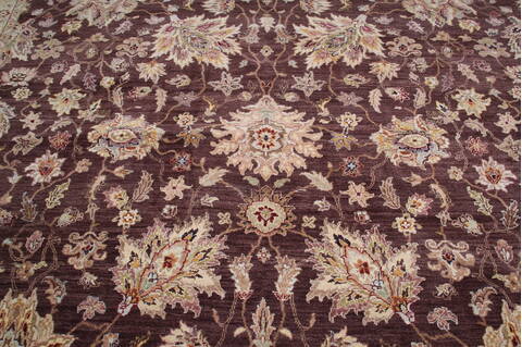 Jaipur Brown Hand Knotted 1110 X 1411 Area Rug 905-146544 Image 6