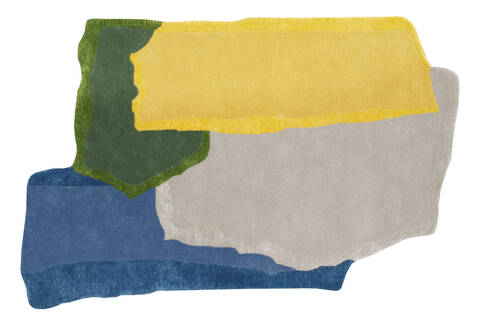 Modern Multicolor Hand Tufted 55 X 75 Area Rug 902-146548 Image 1