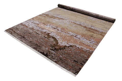 Modern Multicolor Hand Knotted 66 X 99 Area Rug 902-146551 Image 3