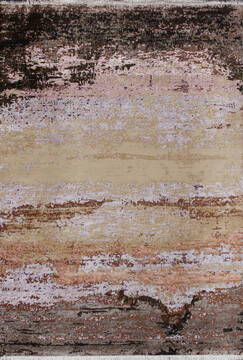Modern Multicolor Hand Knotted 6'6" X 9'9"  Area Rug 902-146551