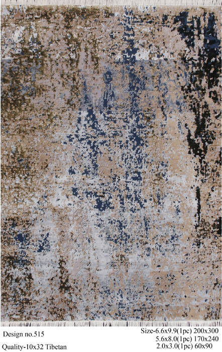Modern Multicolor Hand Knotted 56 X 80 Area Rug 902-146552 Image 1