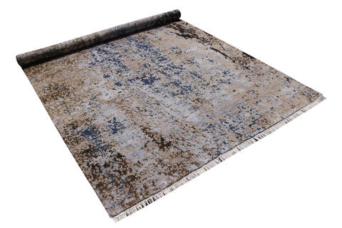 Modern Multicolor Hand Knotted 56 X 80 Area Rug 902-146552 Image 5
