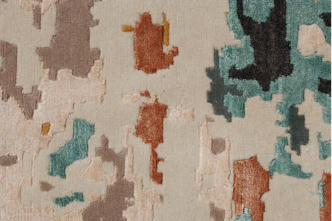 Modern Multicolor Hand Knotted 66 X 99 Area Rug 902-146554 Image 3