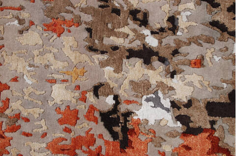 Modern Multicolor Hand Knotted 56 X 80 Area Rug 902-146556 Image 4