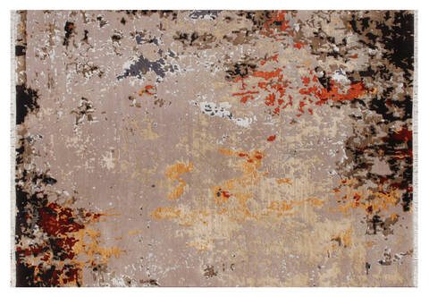 Modern Multicolor Hand Knotted 66 X 99 Area Rug 902-146557 Image 2