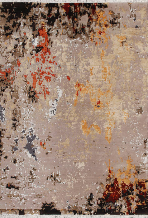 Modern Multicolor Hand Knotted 66 X 99 Area Rug 902-146557 Image 0