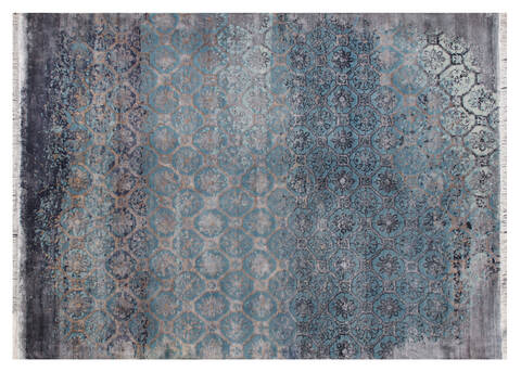 Modern Multicolor Hand Knotted 90 X 120 Area Rug 902-146559 Image 2