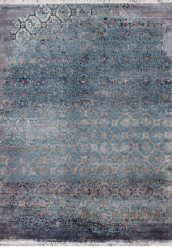 Modern Multicolor Hand Knotted 9'0" X 12'0"  Area Rug 902-146559