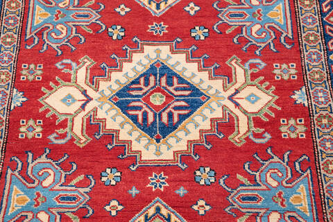 Kazak Red Hand Knotted 40 X 59 Area Rug 700-146568 Image 3