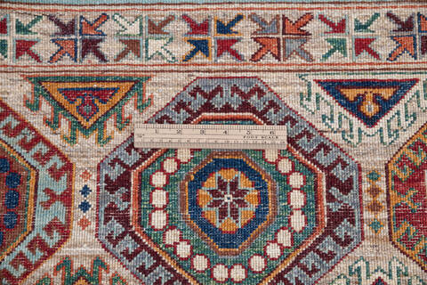Chobi Multicolor Hand Knotted 41 X 510 Area Rug 700-146576 Image 6